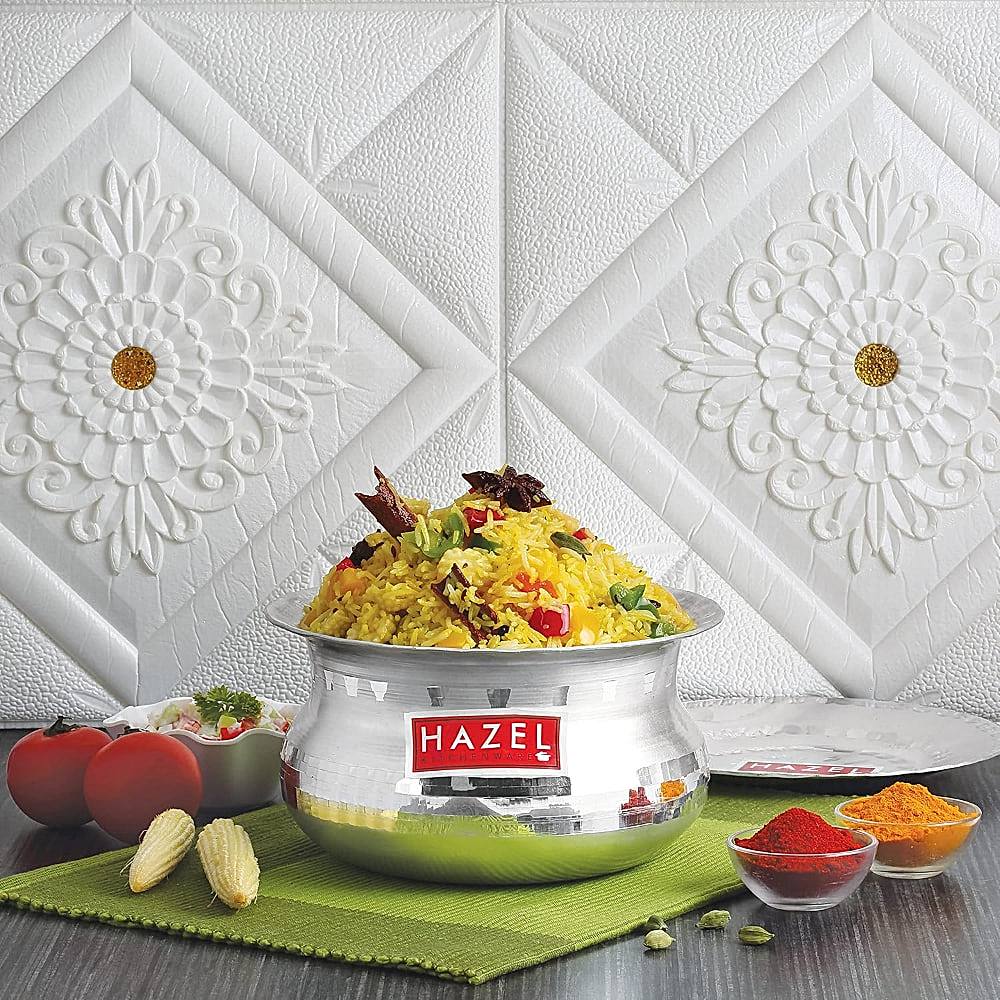 HAZEL Aluminium Handi With Lid - 1200 ml - 1 U