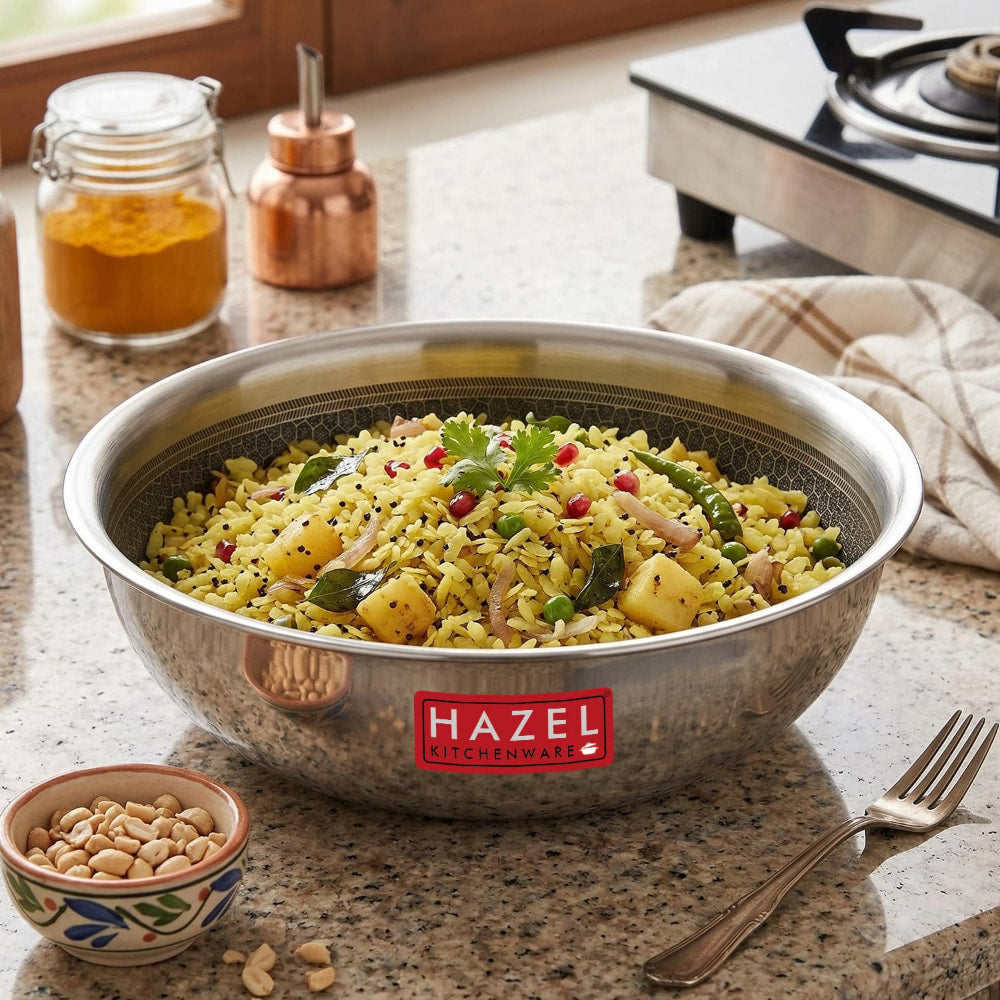 Hazel Triply Honeycomb Non-Stick Tasla - 22 Cm - 1 U