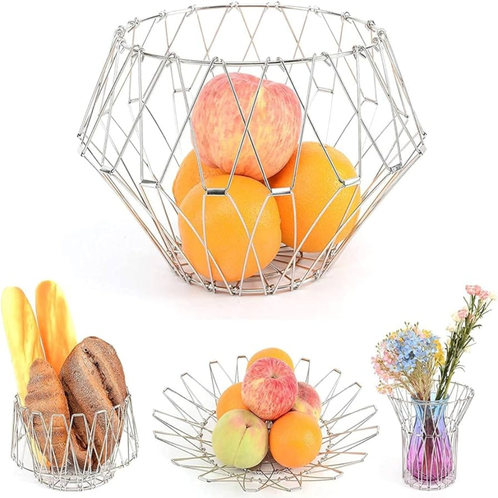 Indigo Metalware Multi Use Stainless Steel Fruit & Vegetable Basket - 1 U