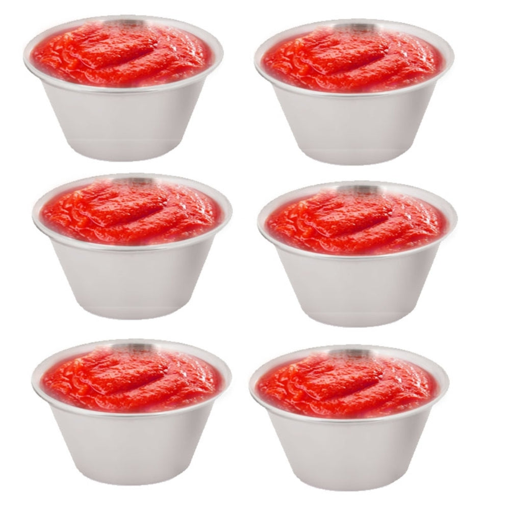 Indigo Metalware Stainless Steel Sauce Cup - Round (6 Piece) - 6 U