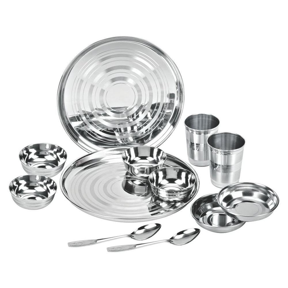 Jaipan Stainless Steel Dinner Set - 12 Piece - 12 U