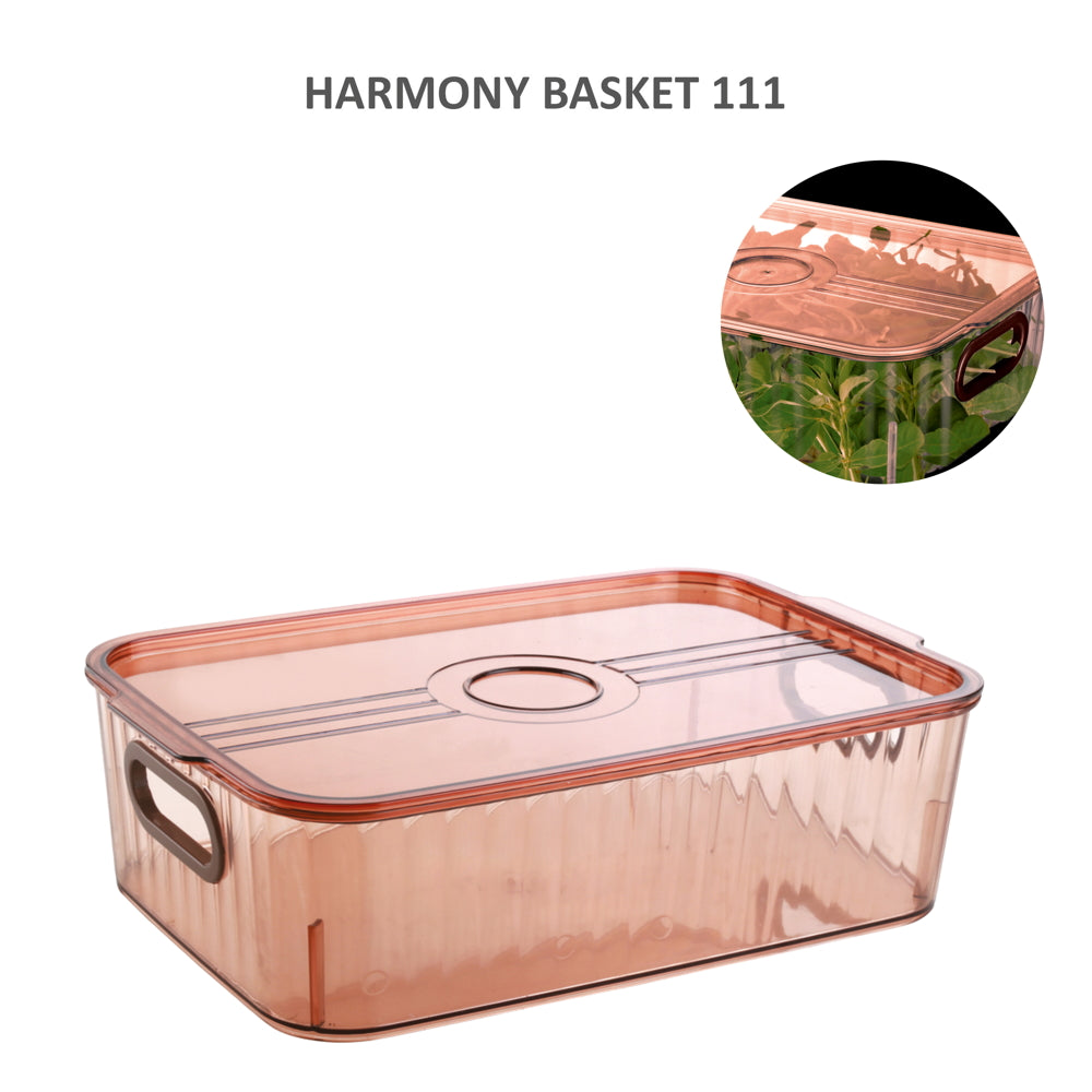 Jaipet Harmony 111 (Small) Basket With Lid - Brown - 1 U