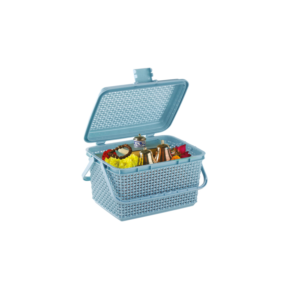 Joyo Filo Plastic Multipurpose Basket (Small) - Ice cabbage - 1 U