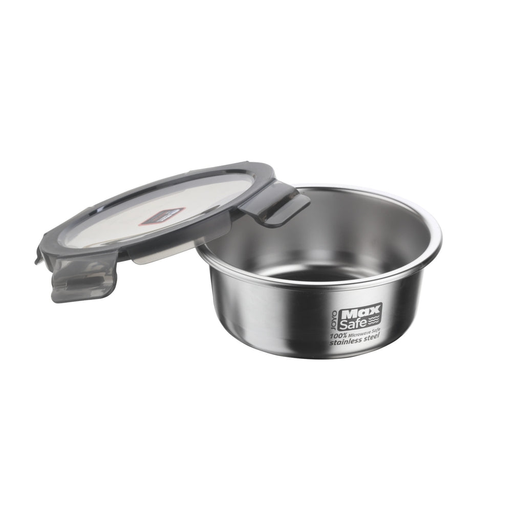 Joyo MaxSafe Round Stainless Steel Container (1503) Silver - 700 ml - 1 U