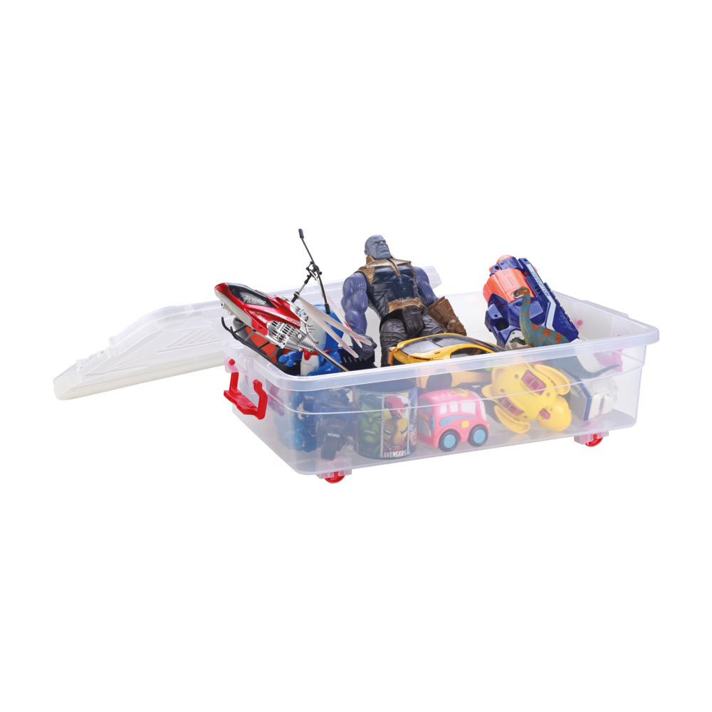 Joyo Roller Plastic Storage Container With Wheels - 16 L - 1 U