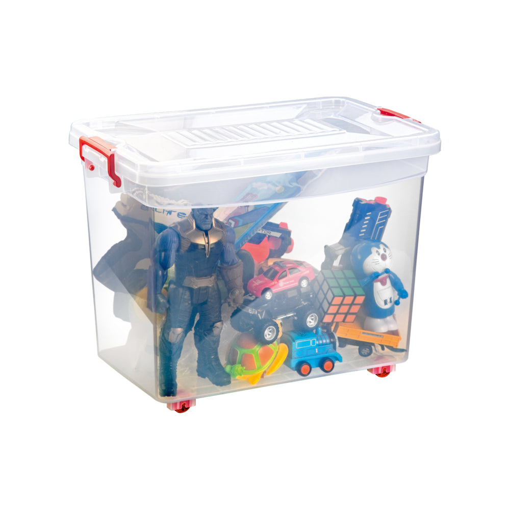 Joyo Roller Plastic Storage Container With Wheels - 42 L - 1 U