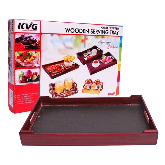 KVG Nova Wooden Serving Tray - Brown - 1 U