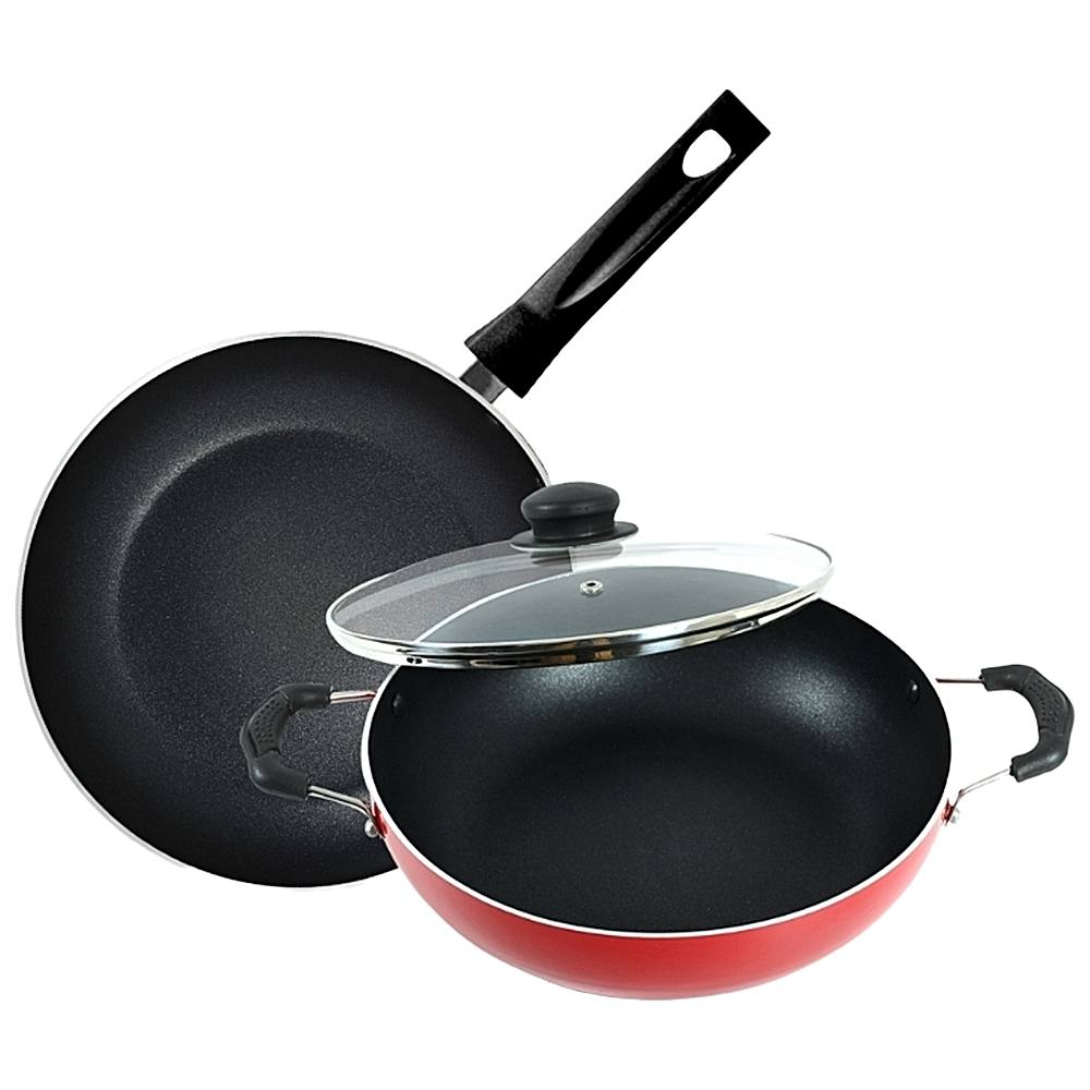Macclite Alpha Non-Stick Aluminium Gift Set (Red) - Pack of 3 - 3 U