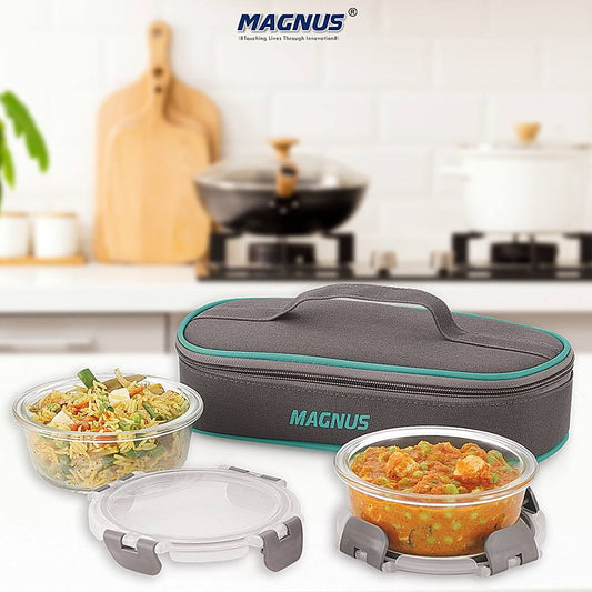 Magnus Glock Solid 2 Glass Lunch Box - 400 ml - 1 U