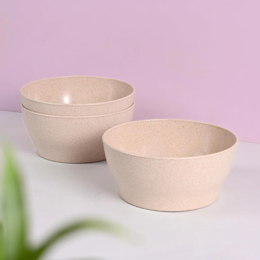 Mahaware Eco Friendly Ivalo Bowl (Beige) - 1000 ml - 1 Unit