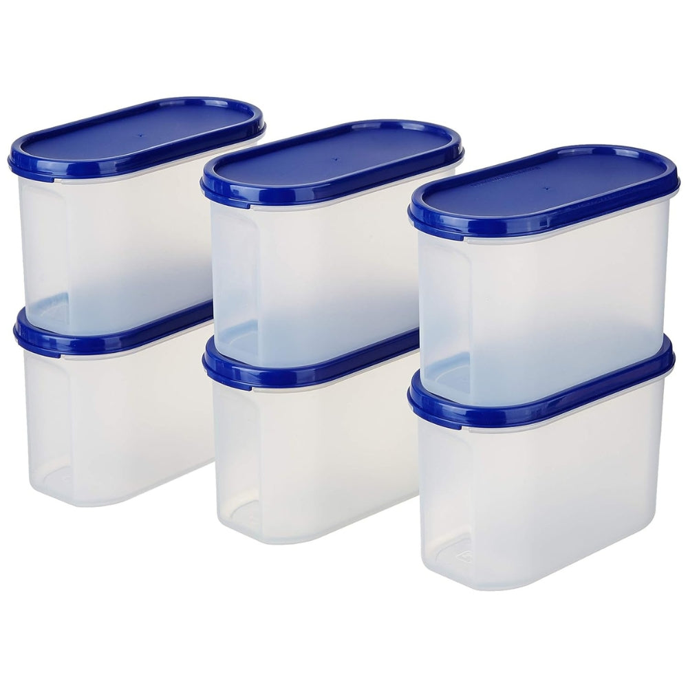 Mahaware Modular Plastic Kitchen Storage Container (1200 ml) - Blue - 1 Unit