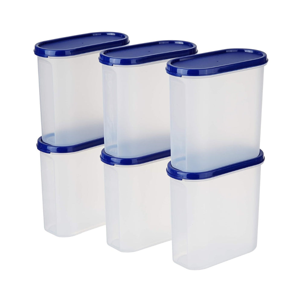 Mahaware Modular Plastic Kitchen Storage Container (1800 ml) - Blue - 1 Unit
