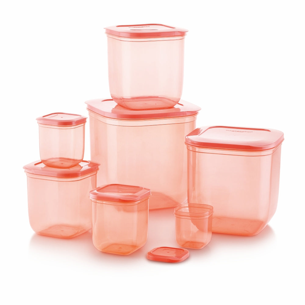Mastercook Malta Promax Storage Container - Peach (7 Pieces) - 1 U