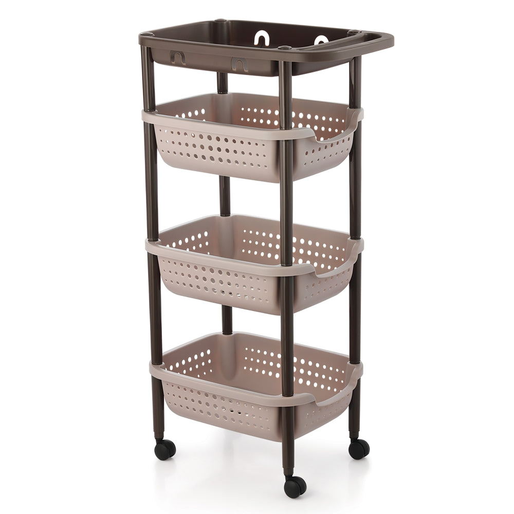Mastercook Mexico 4 Layer Storage Rack - Beige - 1 U