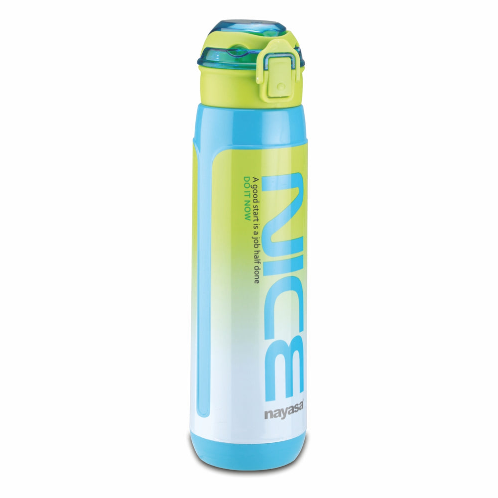 Nayasa Turbo Steel 900 Insulated Plastic Water Bottle (Green) - 730 ml - 1 U