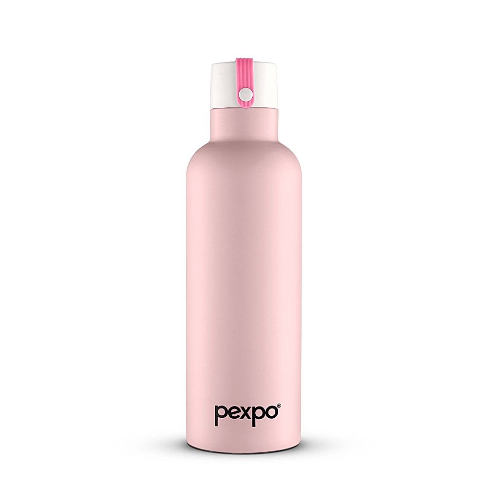 Pexpo Oslo Stainless Steel Insulated Hot & Cold Bottle (Pink) 500 ml - 1 Unit