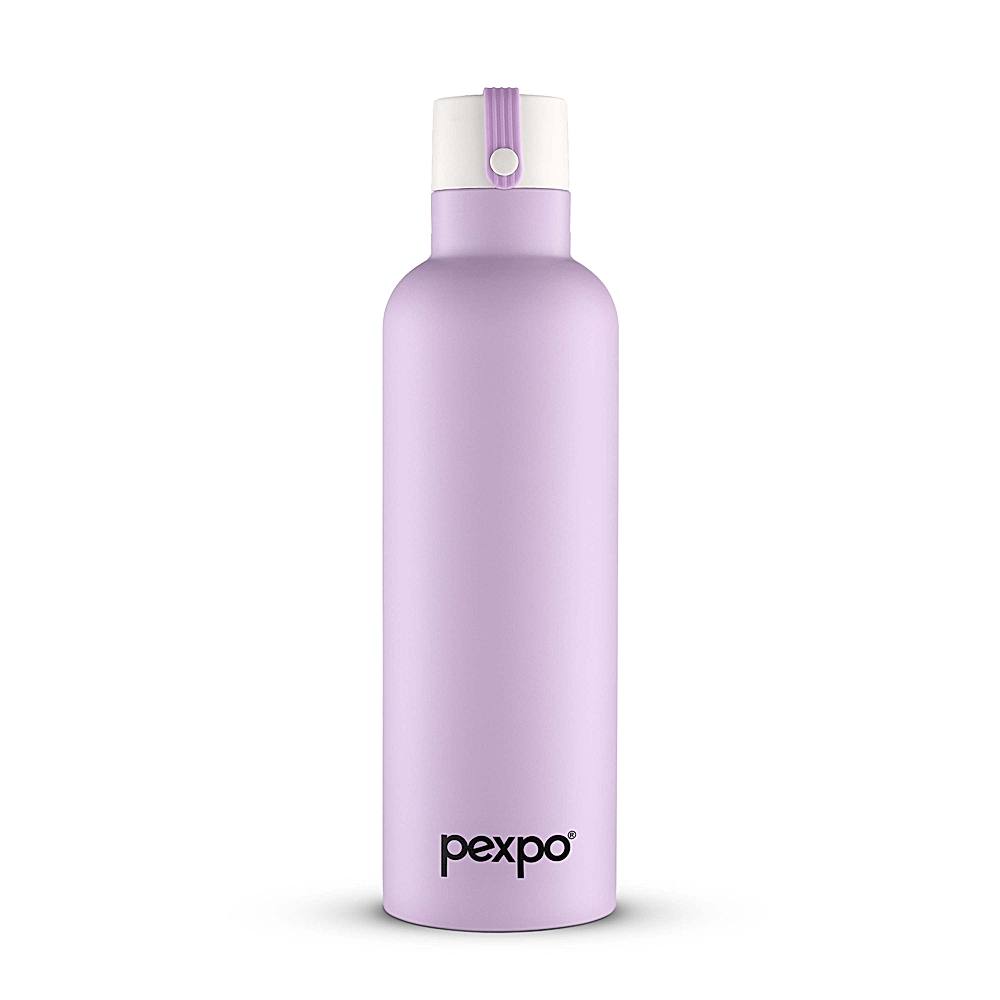 Pexpo Oslo Stainless Steel Insulated Hot & Cold Bottle (Purple) 750 ml - 1 Unit