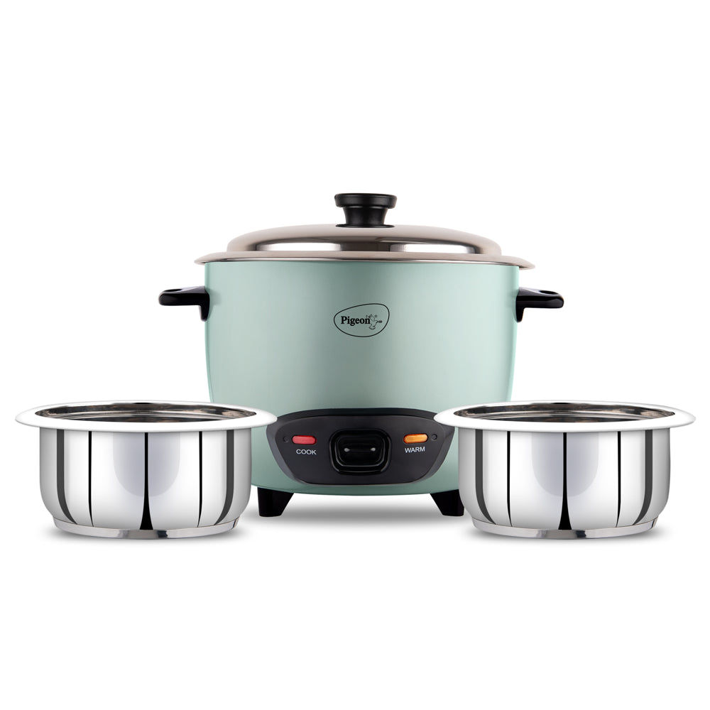 Pigeon Inox Erc 1.8L Rice Cooker (Green) - 700 W - 1 Unit
