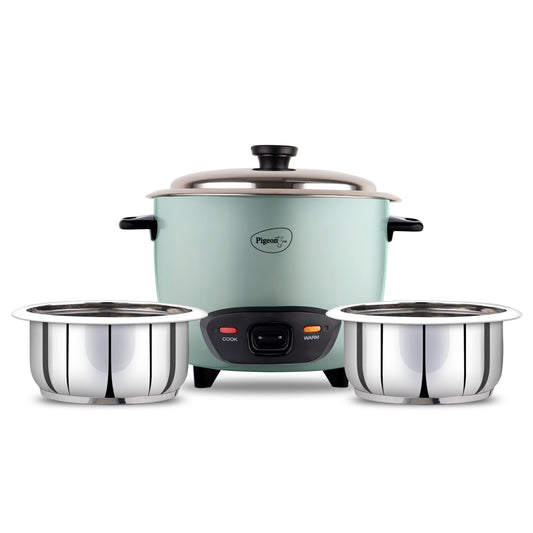 Pigeon Inox Erc 1.8L Rice Cooker (Green) - 700 W - 1 Unit