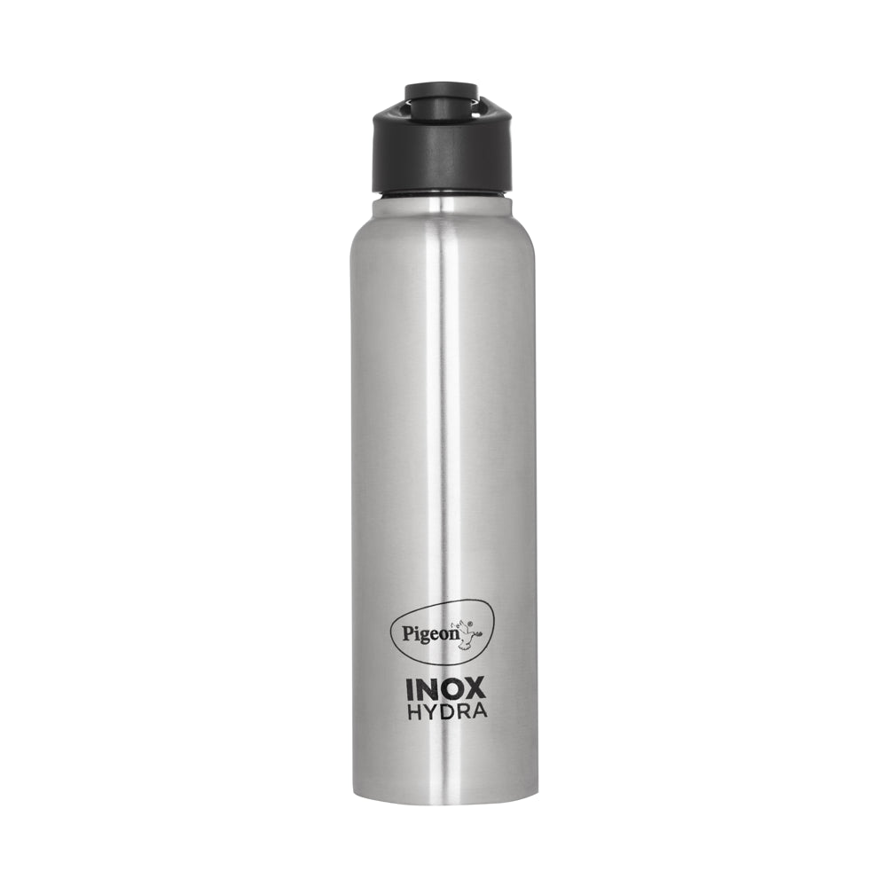 Pigeon Inox Hydra Stainless Steel Bottle (Silver) - 900 ml - 1 Unit