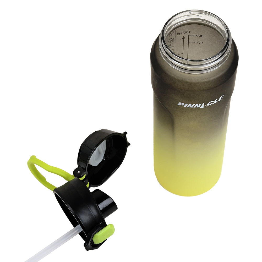 Pinnacle Wave Hydration Bottle - Black - 1 L