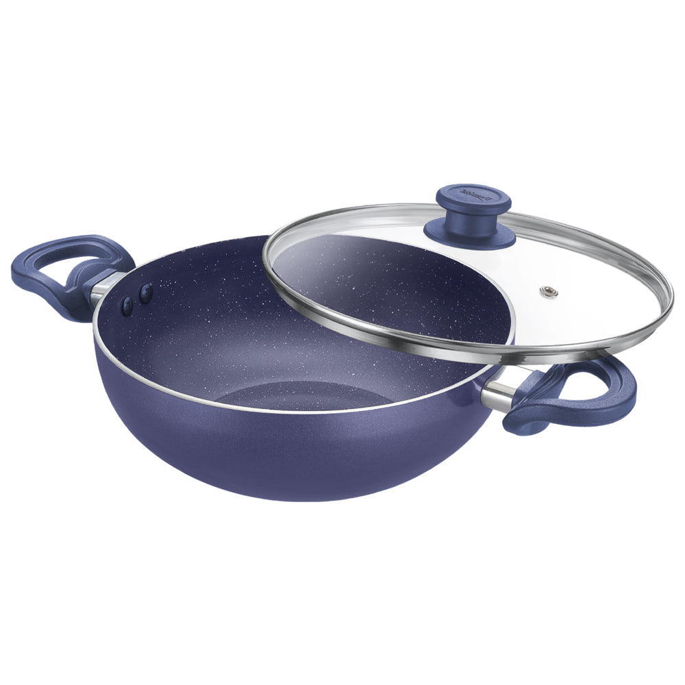 Prestige Ceraglide Deep Kadai - Aluminium (24 cm) - 1 U