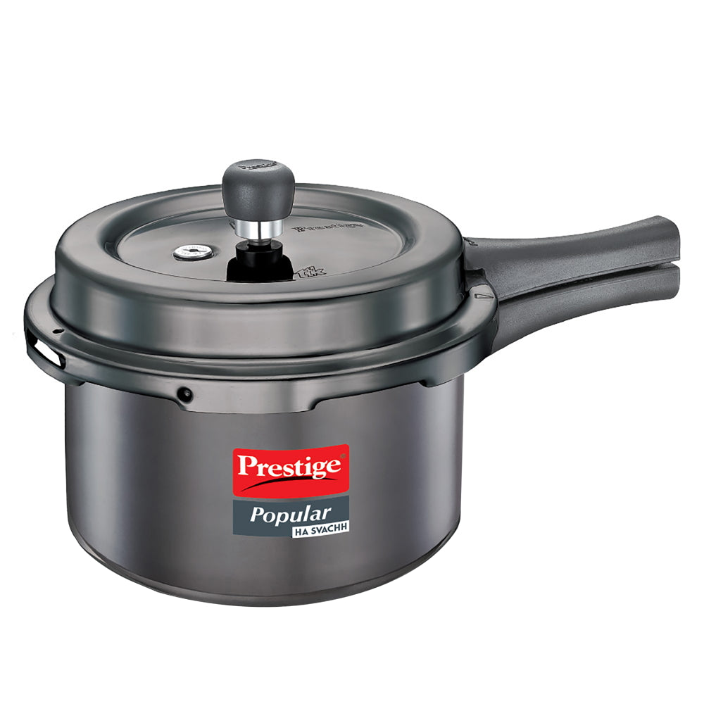 Prestige Popular Svachh Hard Anodised Outer Lid Pressure Cooker - 3 L