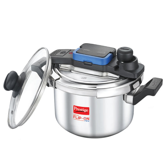 Prestige Svachh Flip-On Stainless Steel Outer Lid Pressure Cooker - 5 L