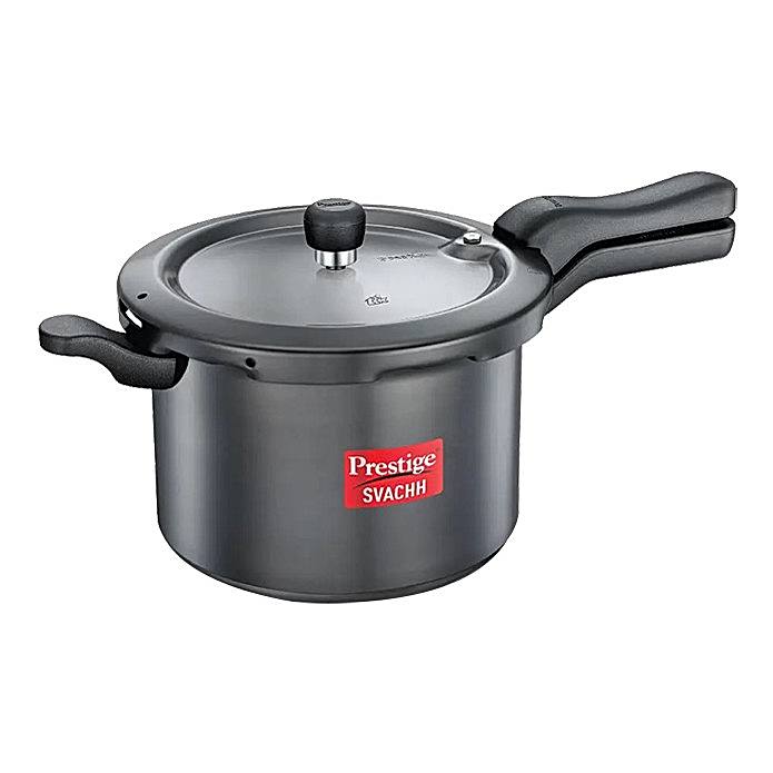 Prestige Svachh Outer Lid Pressure Cooker Hard Anodized - 5 L - 1 Unit