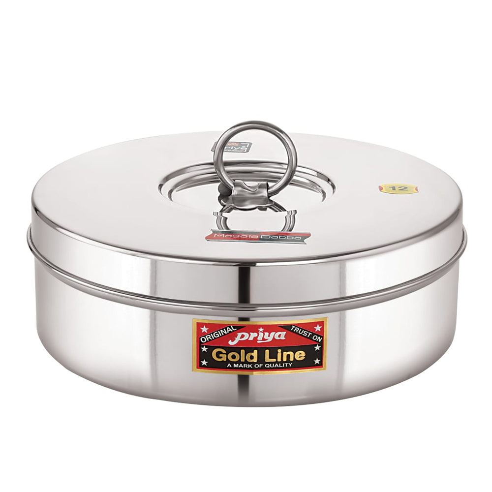 Priya Stainless Steel Goldline Masala Dabba - 1 U