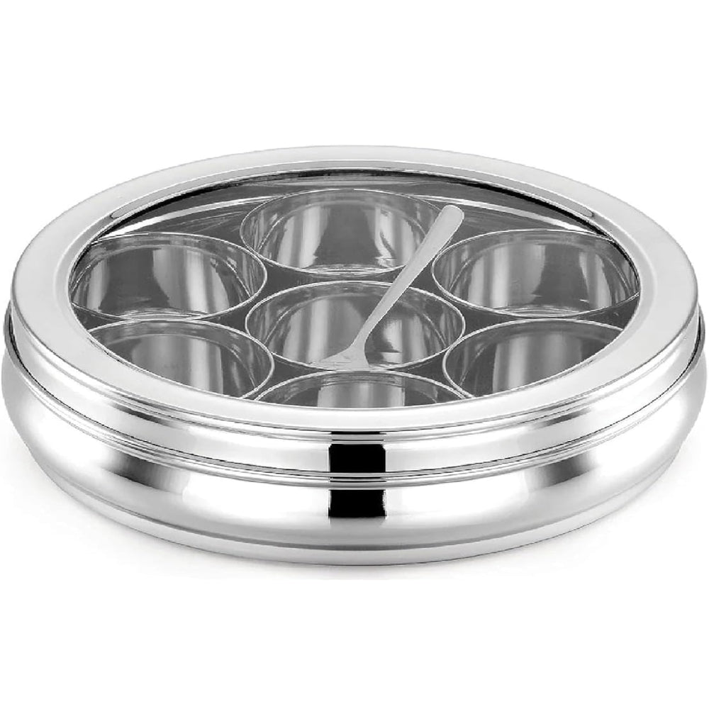 Priya Stainless Steel See Through Bailly Masala Dabba - 1 U