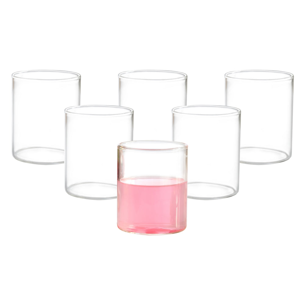Sanjeev Kapoor Costa Borosilicate Glass (220 ml) - Set Of 6 - 6 U
