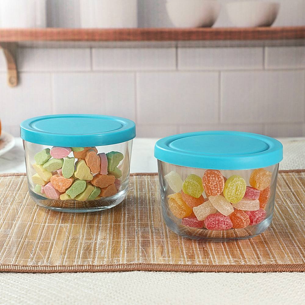 Sanjeev Kapoor Frigoverre Glass Flat Container (400 ml) - Set Of 2 - 1 Unit