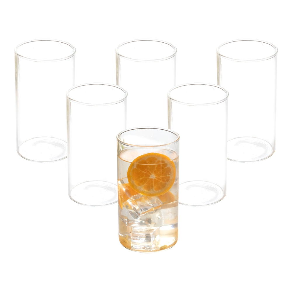 Sanjeev Kapoor High Borosilicate Treviso Glass (330 ml) - Set Of 6 - 6 U