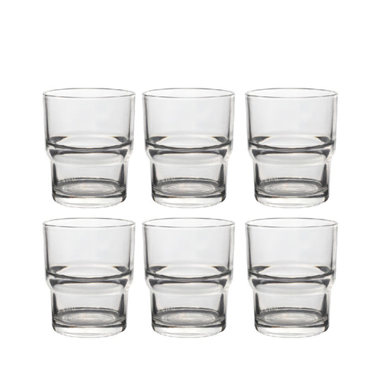Sanjeev Kapoor Stack Juice Glass (185 ml) - Set Of 6 - 1 Unit