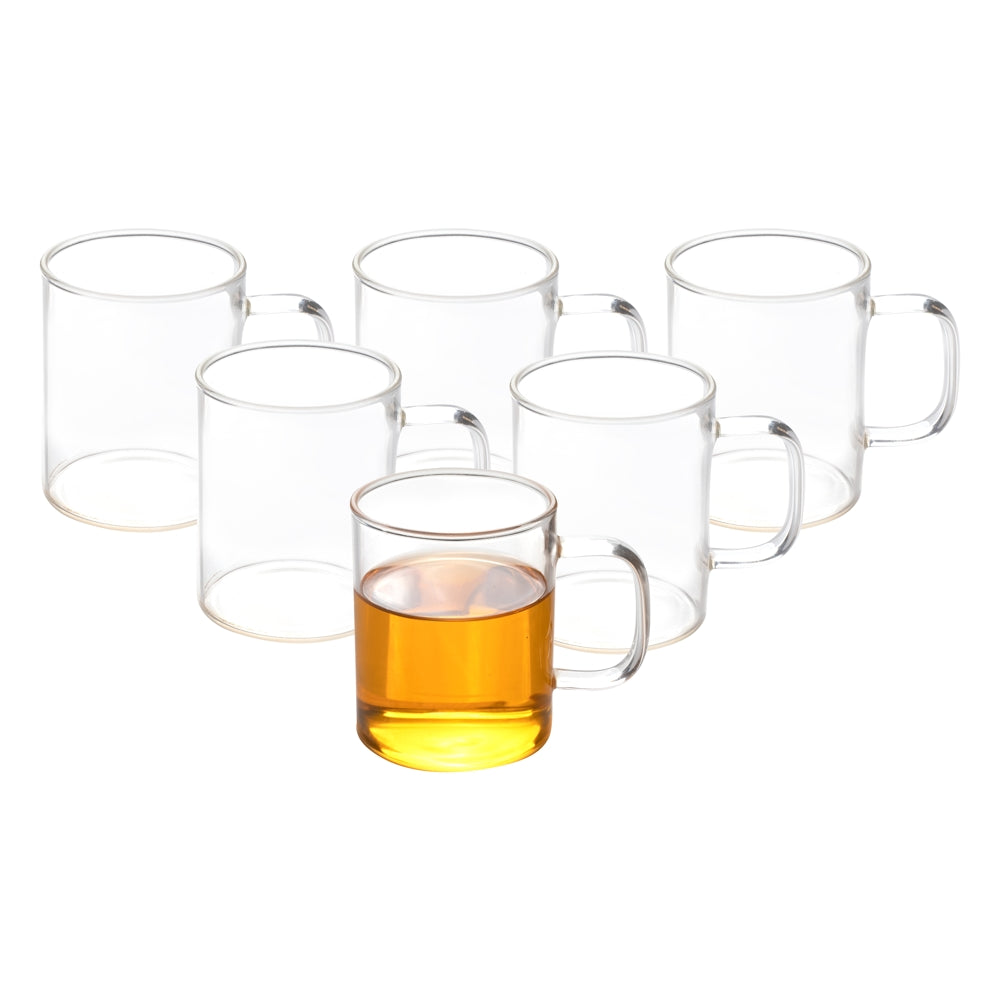 Sanjeev Kapoor Vigo Borosilicate Mug (220 ml) - Set Of 6 - 6 U