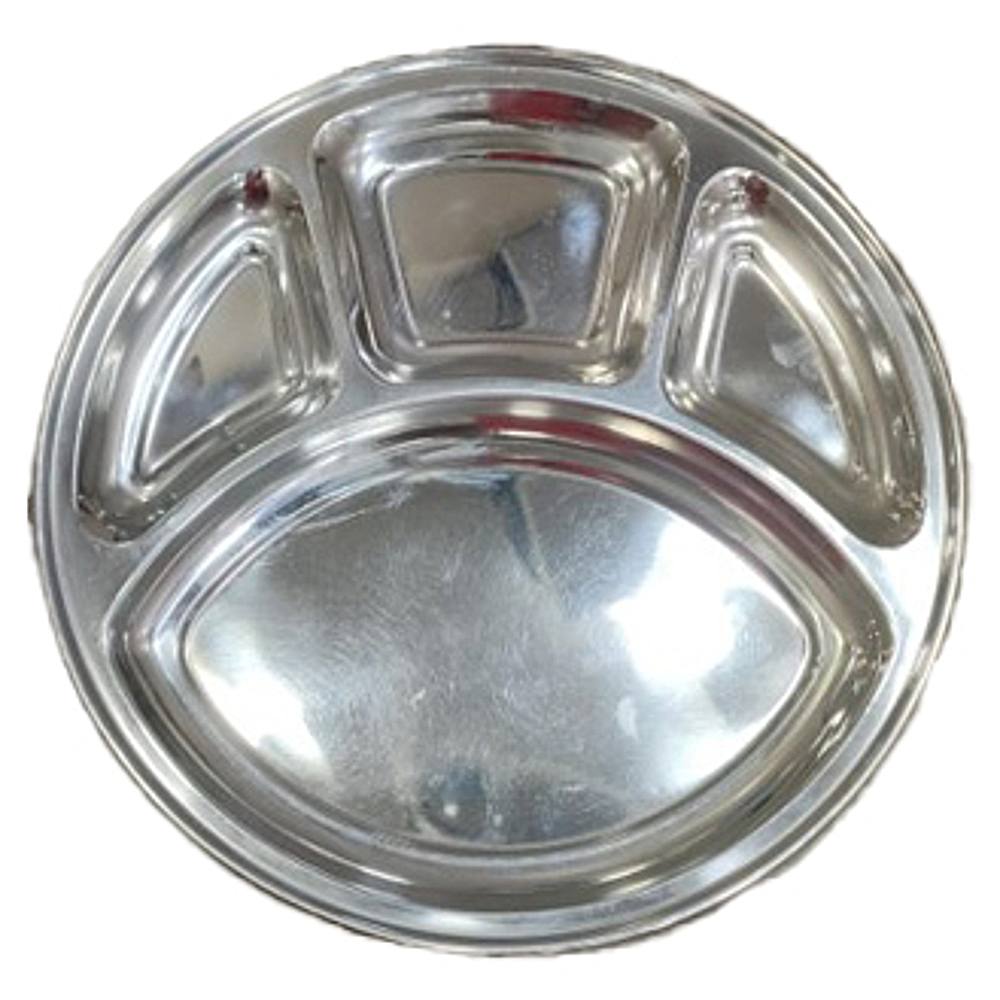 Sega Stainless Steel Bhojan Patra (Thali) - Set Of 2 - 1 U