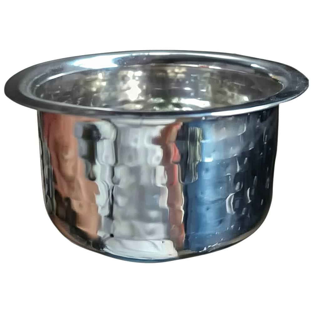 SEGA Stainless Steel Hammered Mathar Tope ( 800 ml ) - 1 Unit