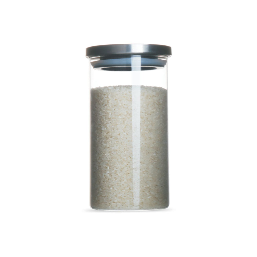 Signoraware Airtight Round Borosilicate Glass Jar - 1.3 L