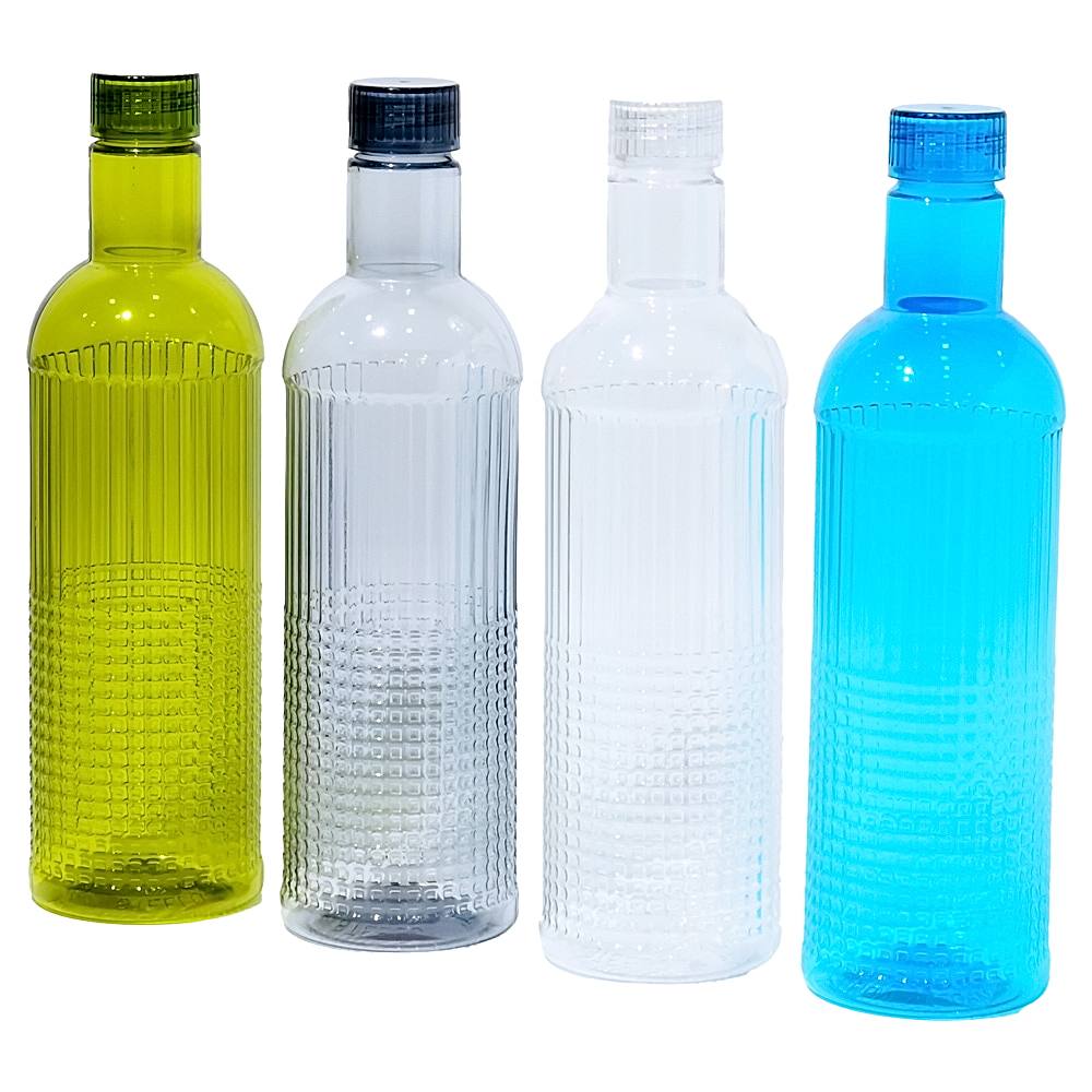 Steelo Cyrus Bottle (Multicolour) 1 L - Set Of 4 - 1 U