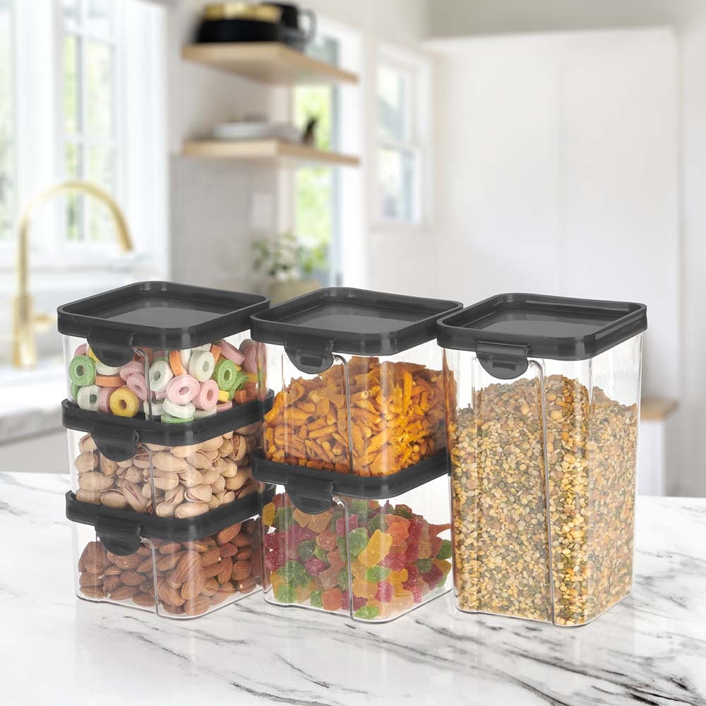 Steelo So Fresh Stack Plastic Container D1 6 Pieces - 1 U