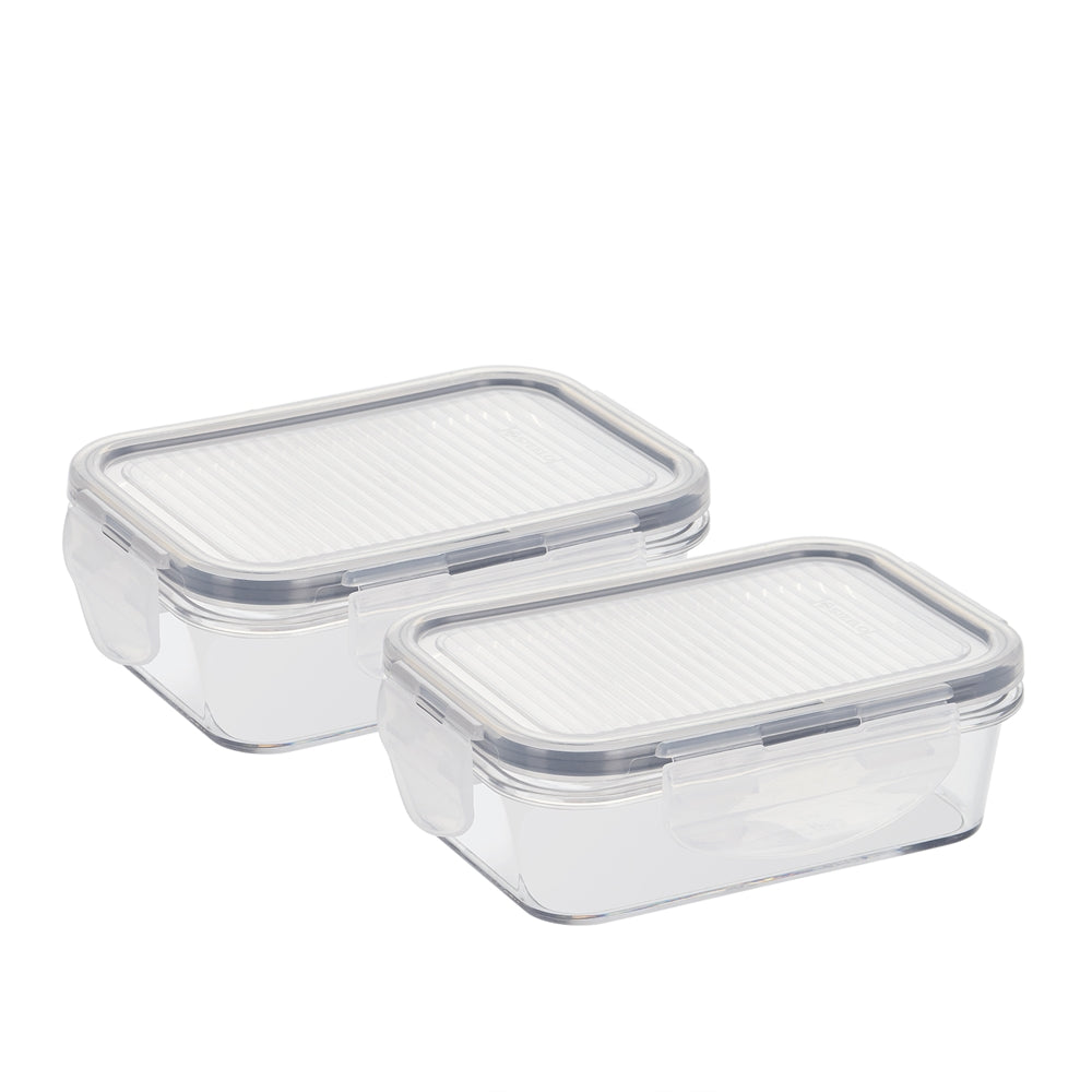 Steelo Sofresh Soclick Plastic Container - 2x500 ml - 1 U