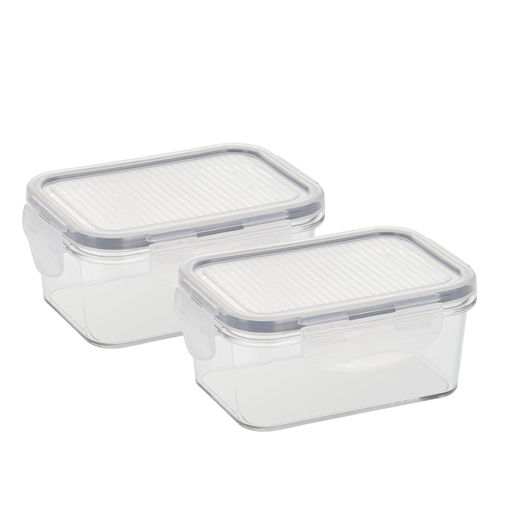 Steelo Sofresh Soclick Plastic Container - 2x800 ml - 1 U