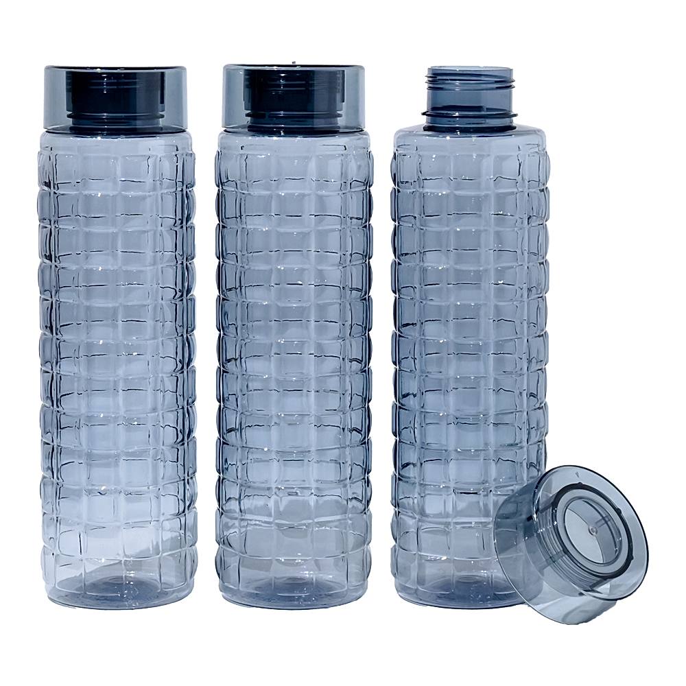 Steelo Solitaire Bottle (Grey) 1 L - Set Of 3 - 1 U