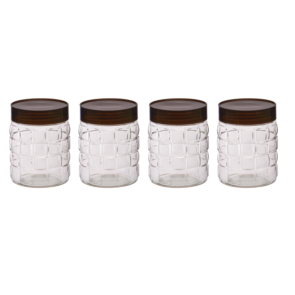 Steelo Solitaire Plastic Container - 4x 600 ml - 1 U