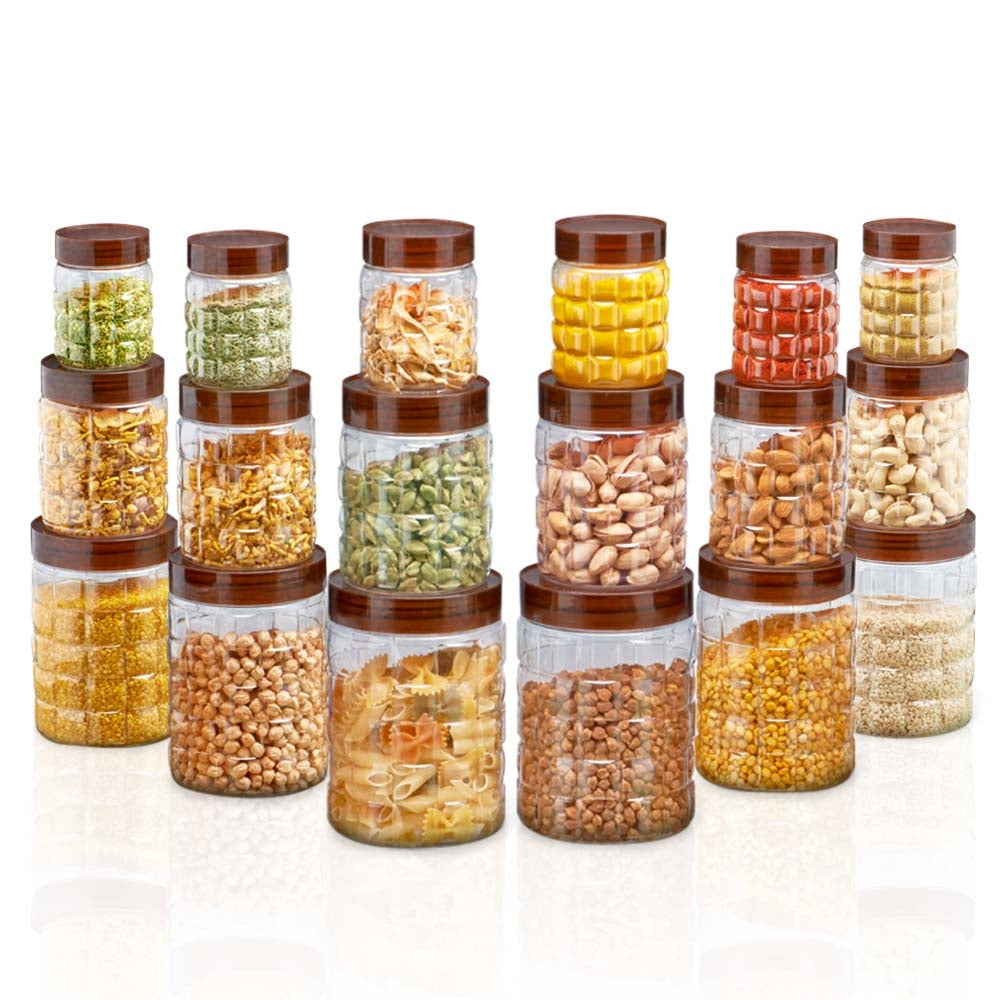 Steelo Solitaire Plastic Container Set - 18 Pieces - 1 U