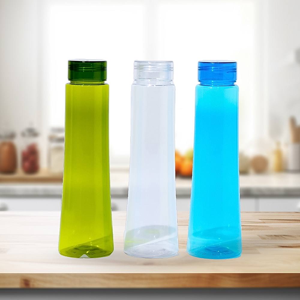 Steelo Tiny Bottle (Multicolour) 600 ml - Set Of 3 - 1 U