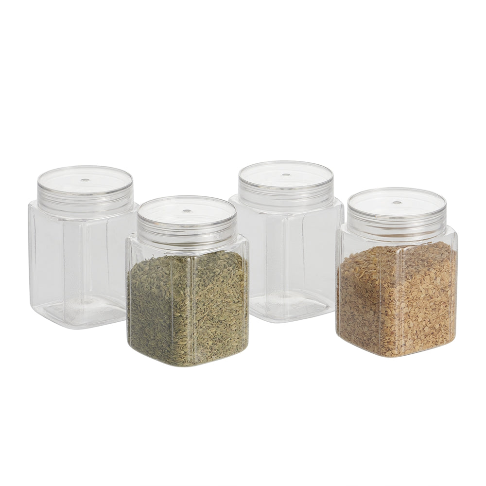Steelo Varg Plastic Kitchen Jar Container 4x500 ml - 1 U