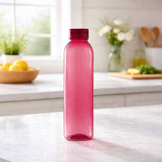 Sunpet Cherry Plastic Water Bottle (1 Liter) Wine - 1 Unit