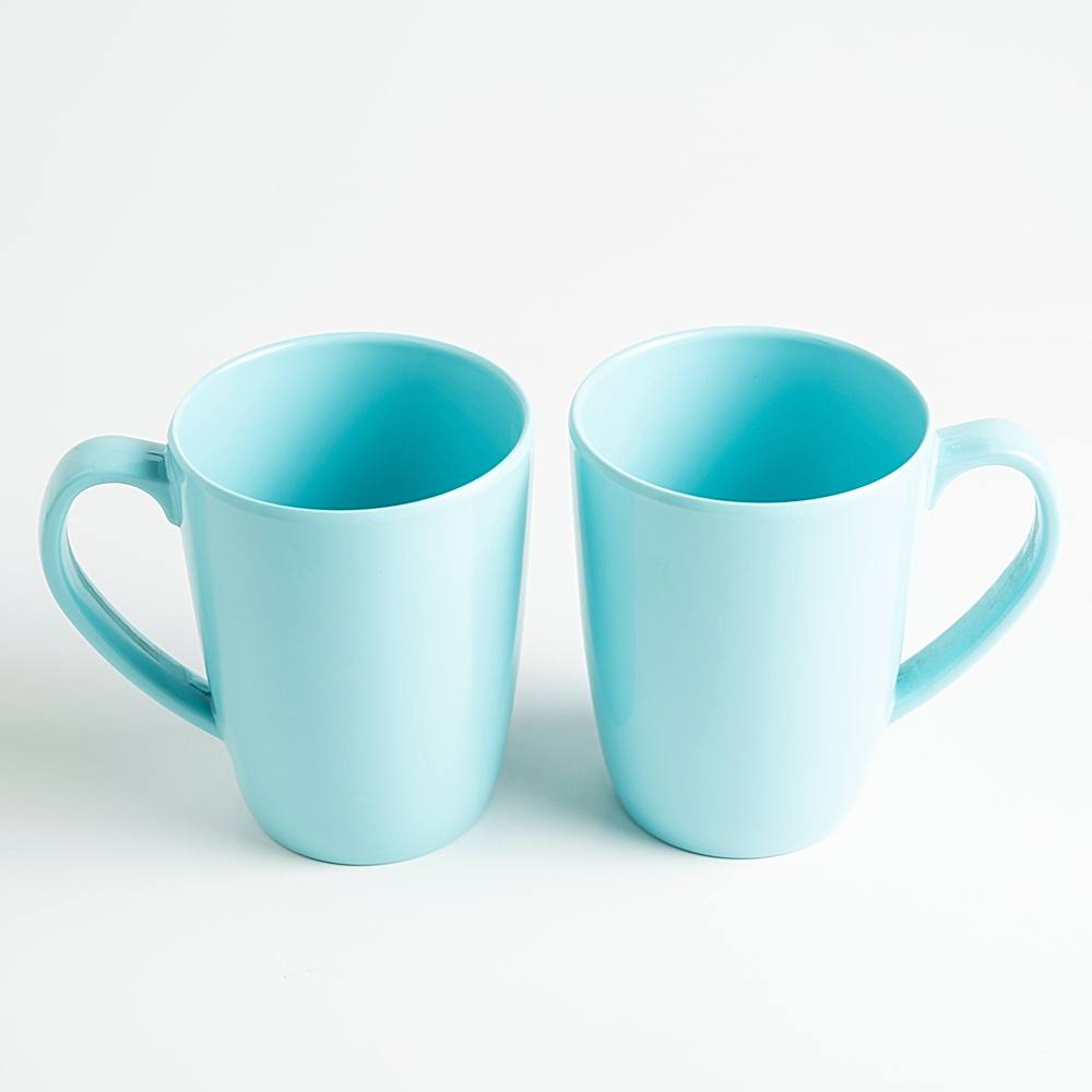 Superware Pure Melamine Coffee Mug (Aqua) - Set Of 2 - 1 Unit